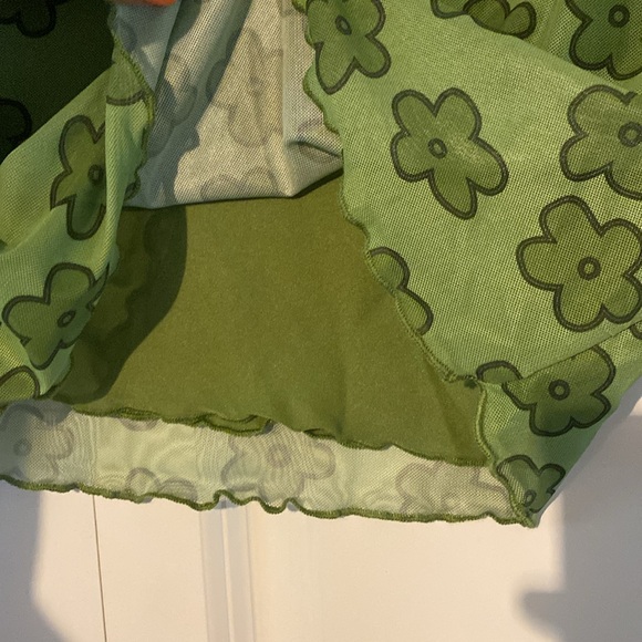 90s look flower skirt - Picture 2 of 2